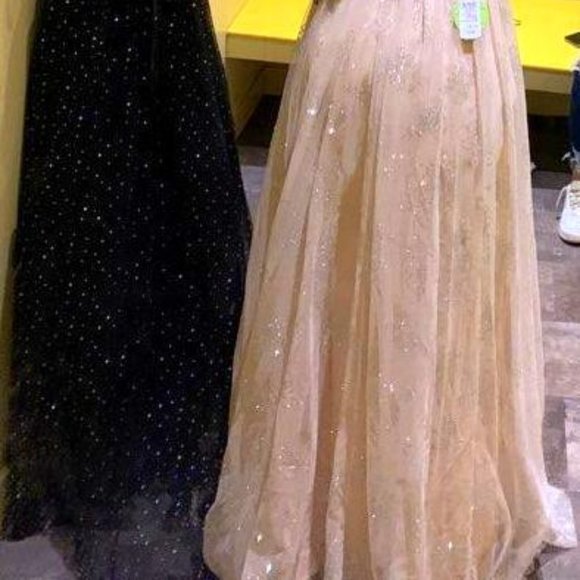 Blush-Colored Gown - Picture 8 of 8